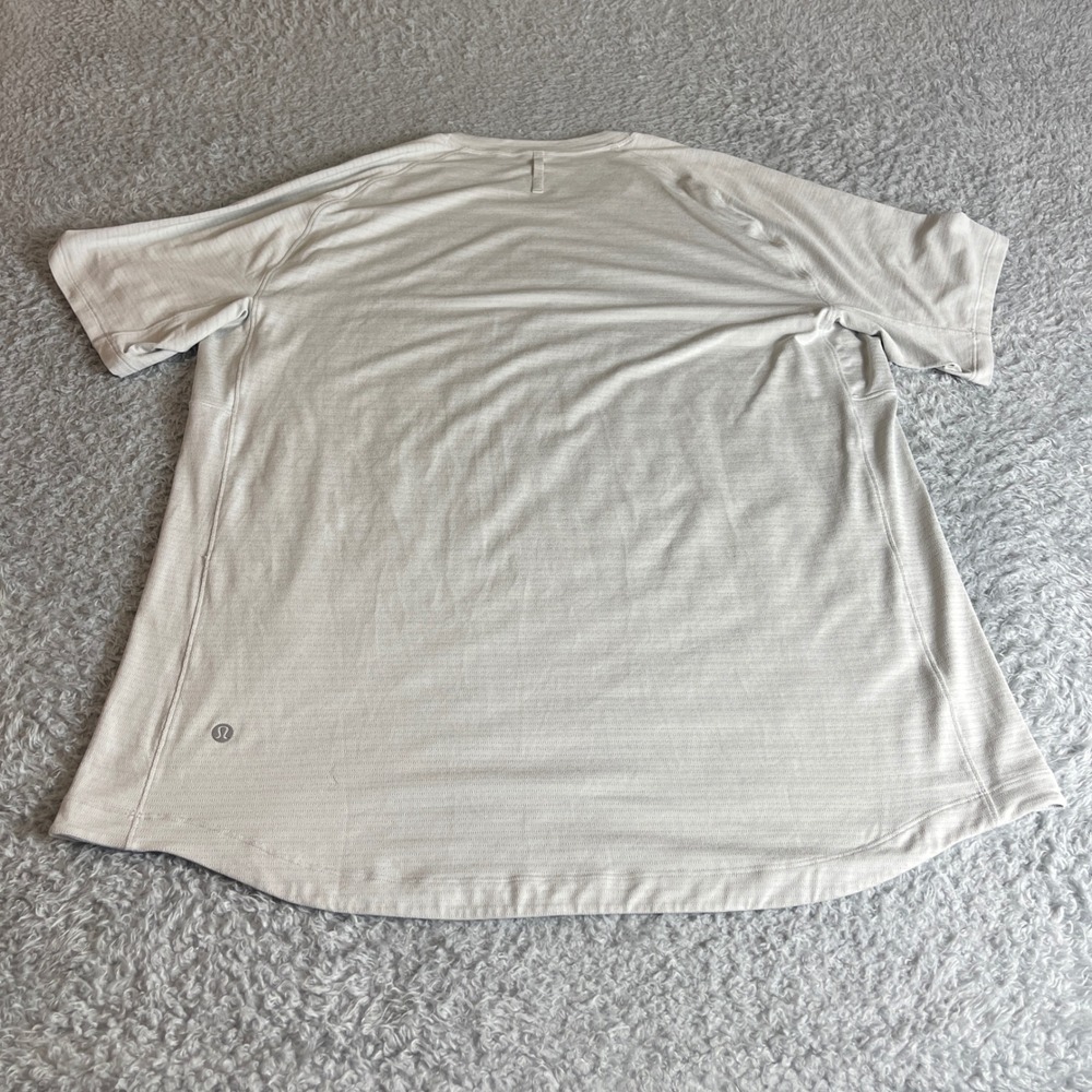 Lululemon Metal Vent Tech Short Sleeve Shirt Grey Better Each Day Mens XL - Picture 6 of 8